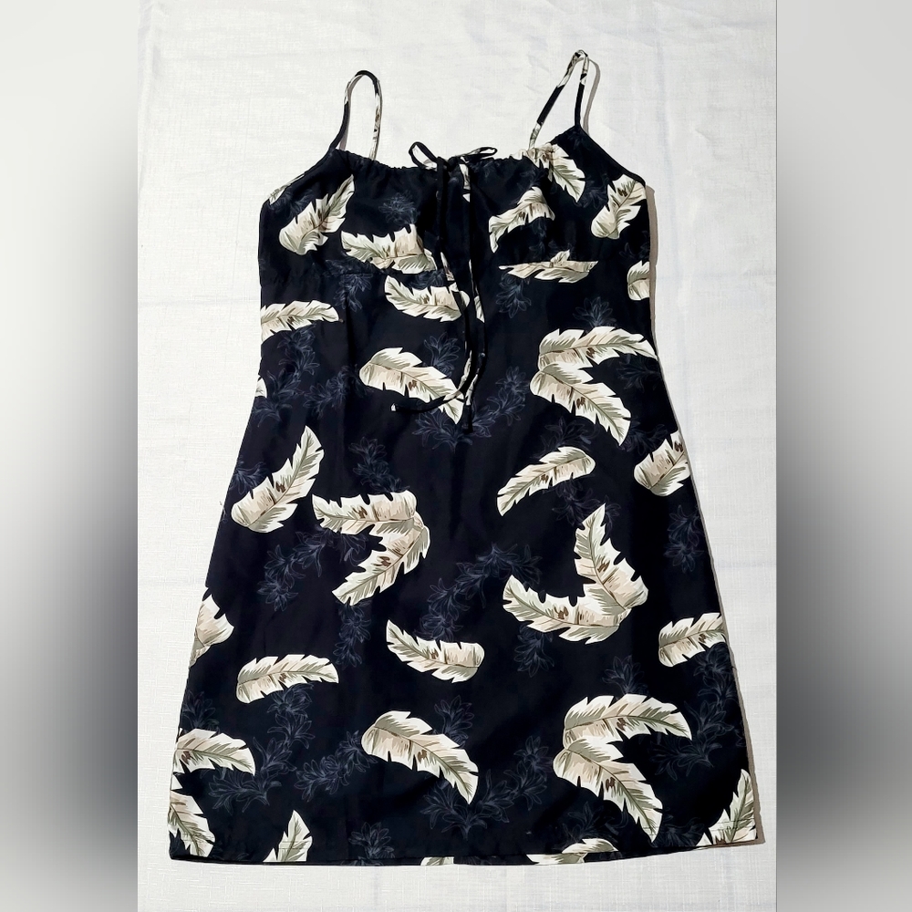 Coconut Pier Women's Dress Size L Gray Floral Sheath Sleeveless Summer Beach